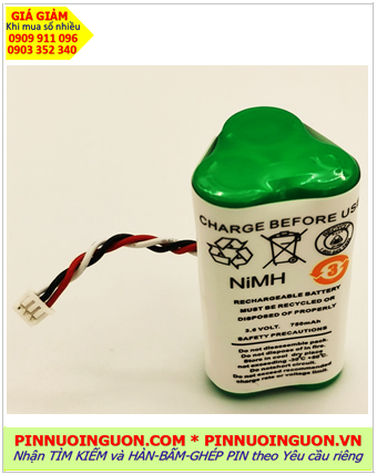 Pin sạc 3.6v AAA800mAh; Pin đèn Exit thoát hiểm 3.6v AAA800mAh; Pin đèn sự cố khẩn cấp 3.6v AAA800mAh